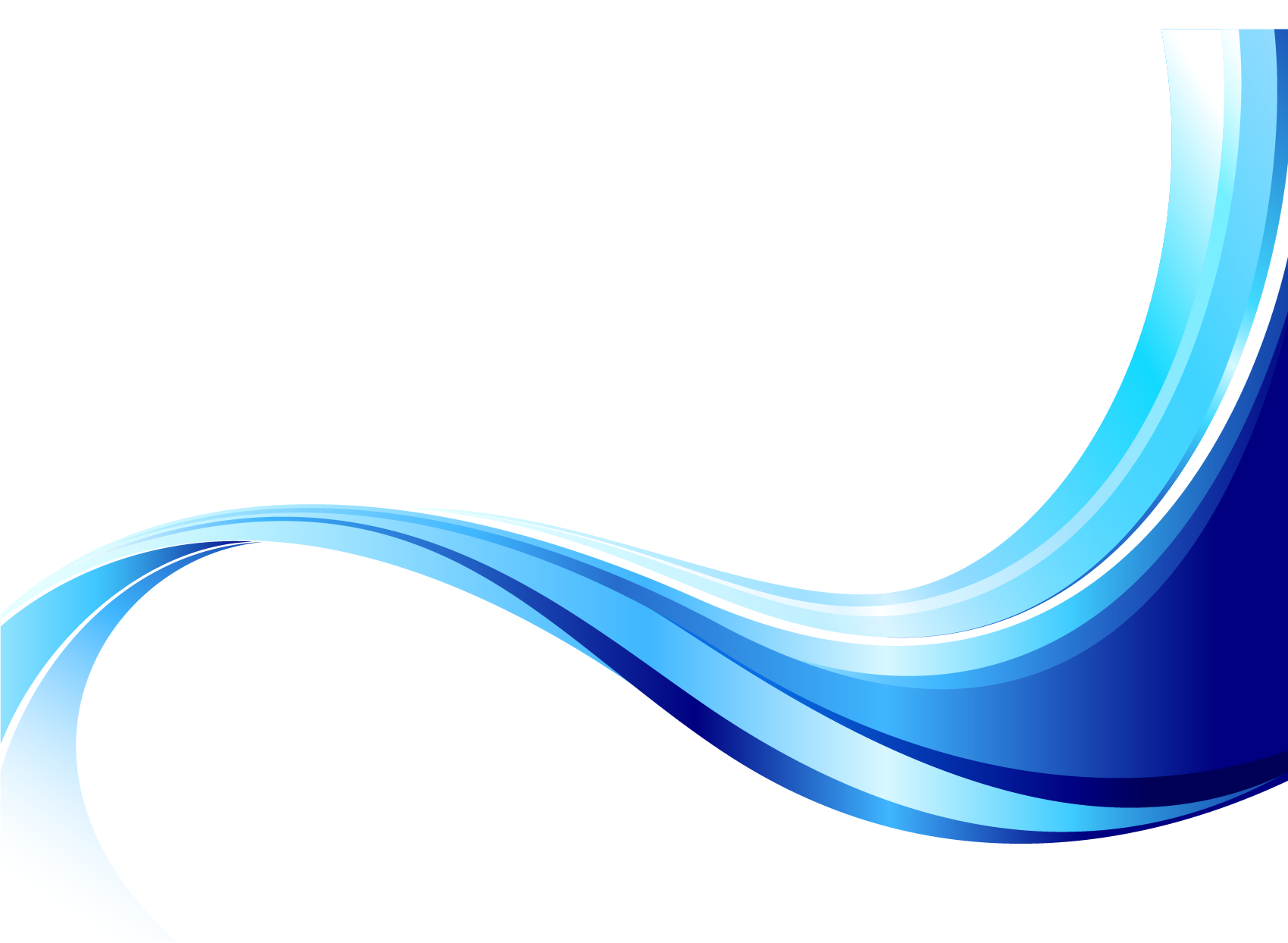 Abstract Vector Blue Wave Png Wallpaper Png