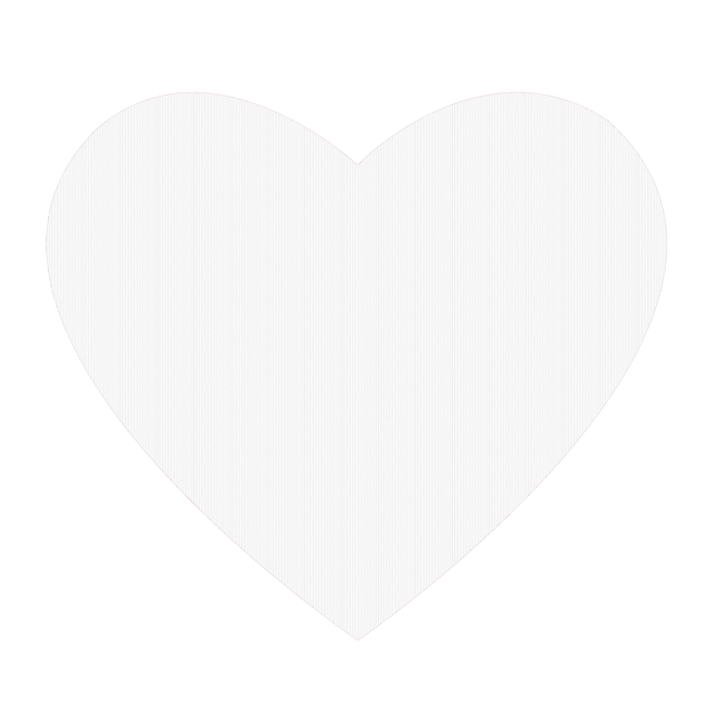 White Heart Black Pattern - White Heart png download - 650*650 - Free