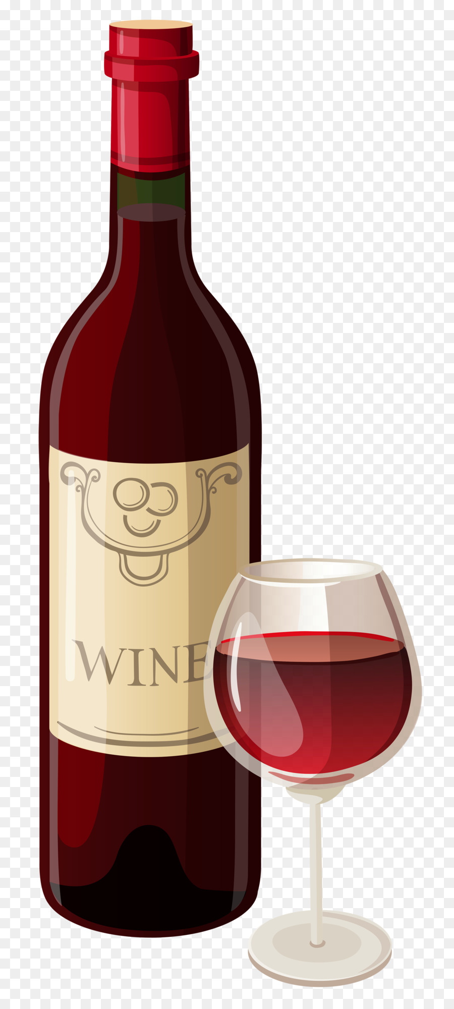 Red Wine Champagne Clip art - Transparent Wine Cliparts png download - 2237*4946 - Free Transparent Red Wine png Download.