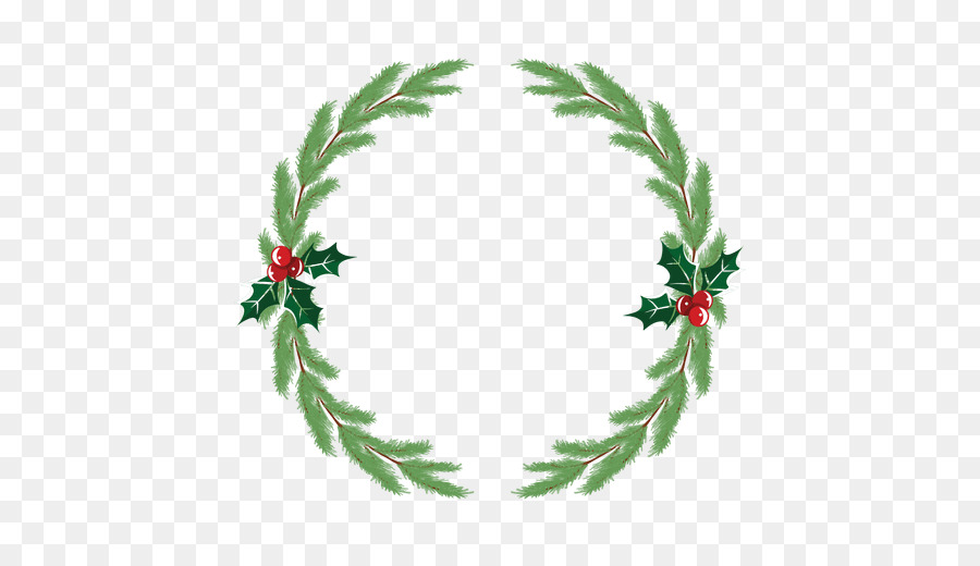 Wreath Christmas Garland - floral wreath png download - 512*512 - Free Transparent Wreath png Download.