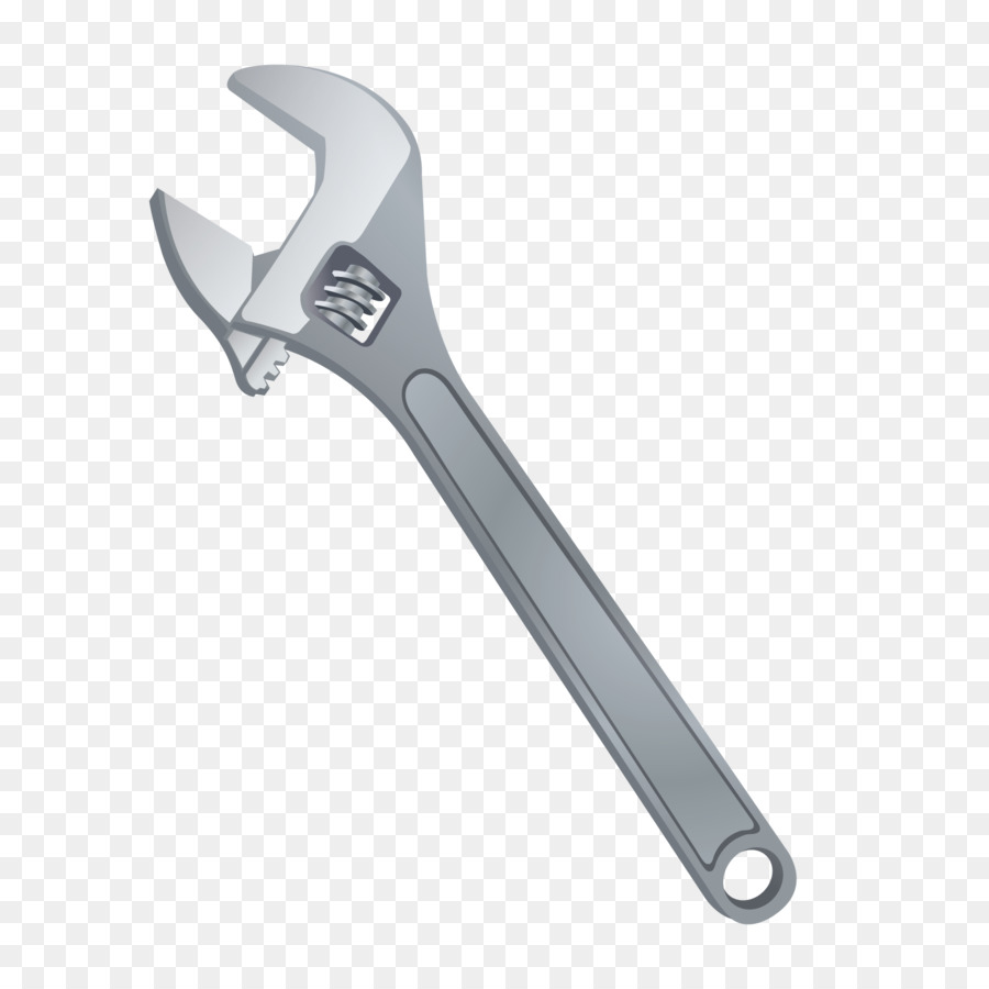 Wrench Cartoon - Cartoon grey spanner png download - 1201*1201 - Free
