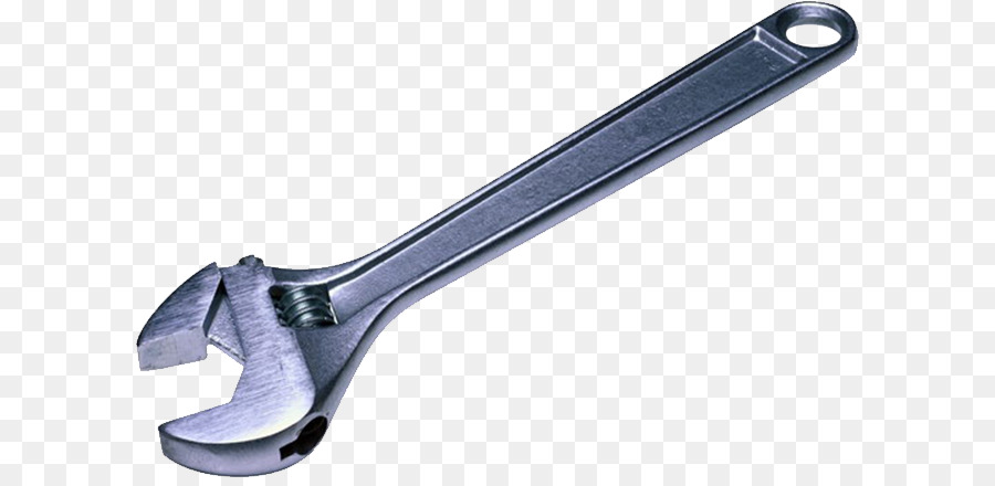 Wrench Clip art - Silver wrench png download - 656*433 - Free Transparent Wrench png Download.