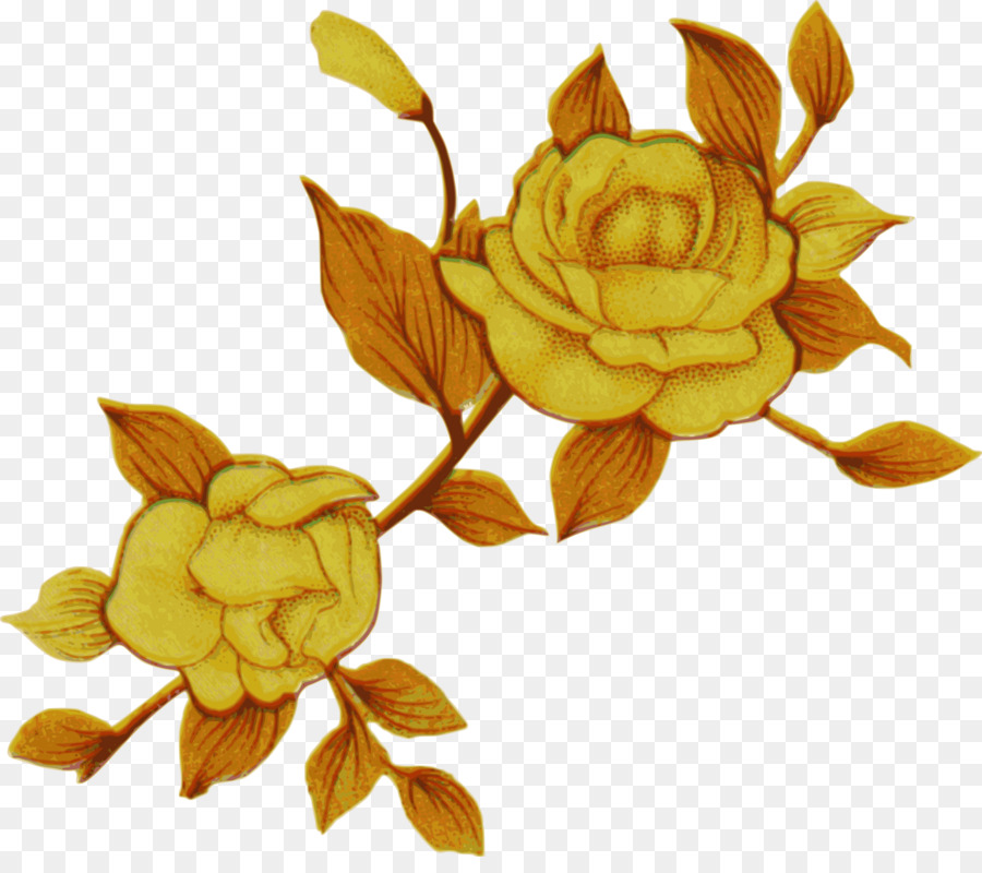Yellow Rose Flower Free Png Transparent Images Free - Clip Art Library