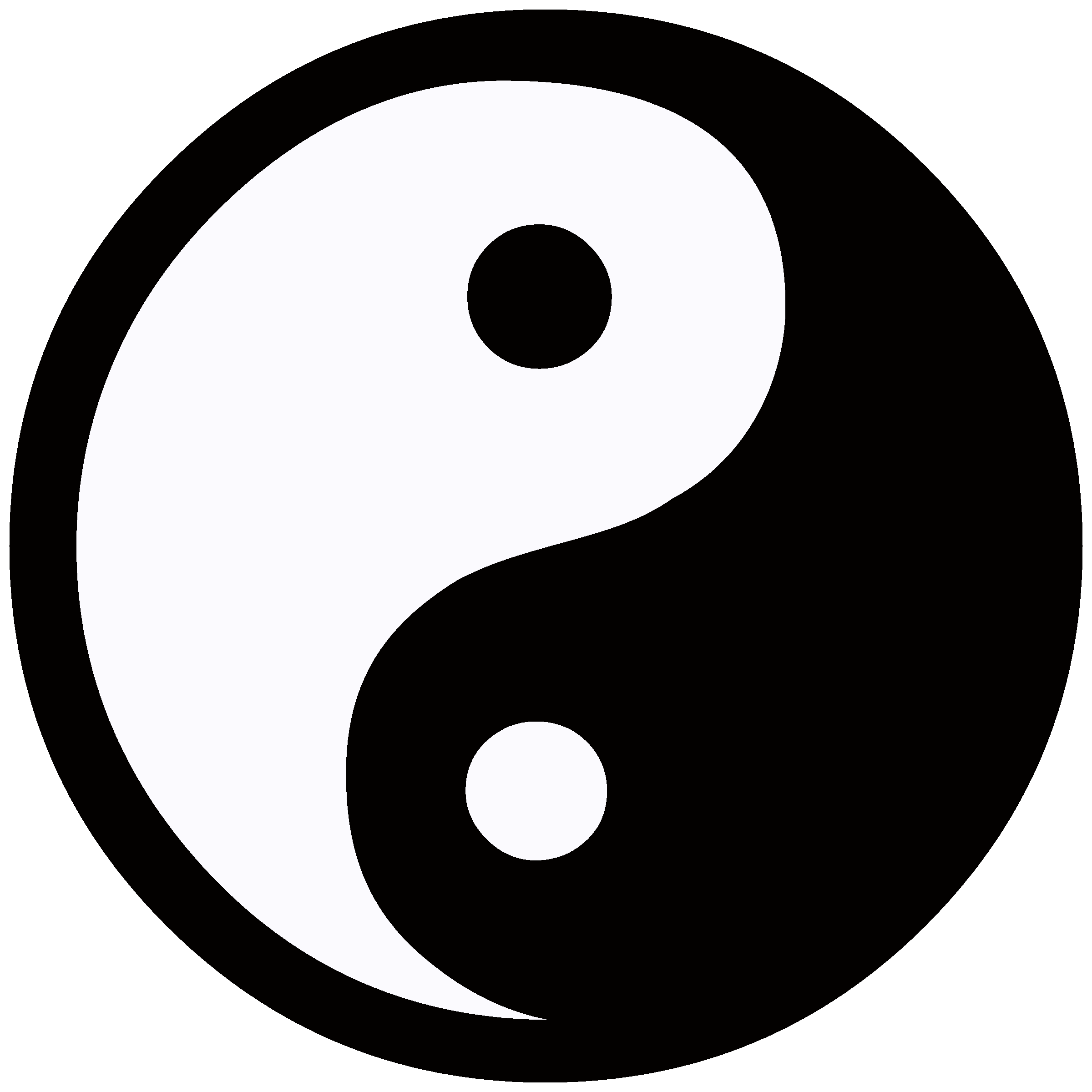 yin and yang symbol text