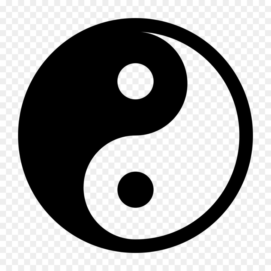 Yin and yang Drawing Clip art - yin yang png download - 1200*1200 - Free Transparent Yin And Yang png Download.