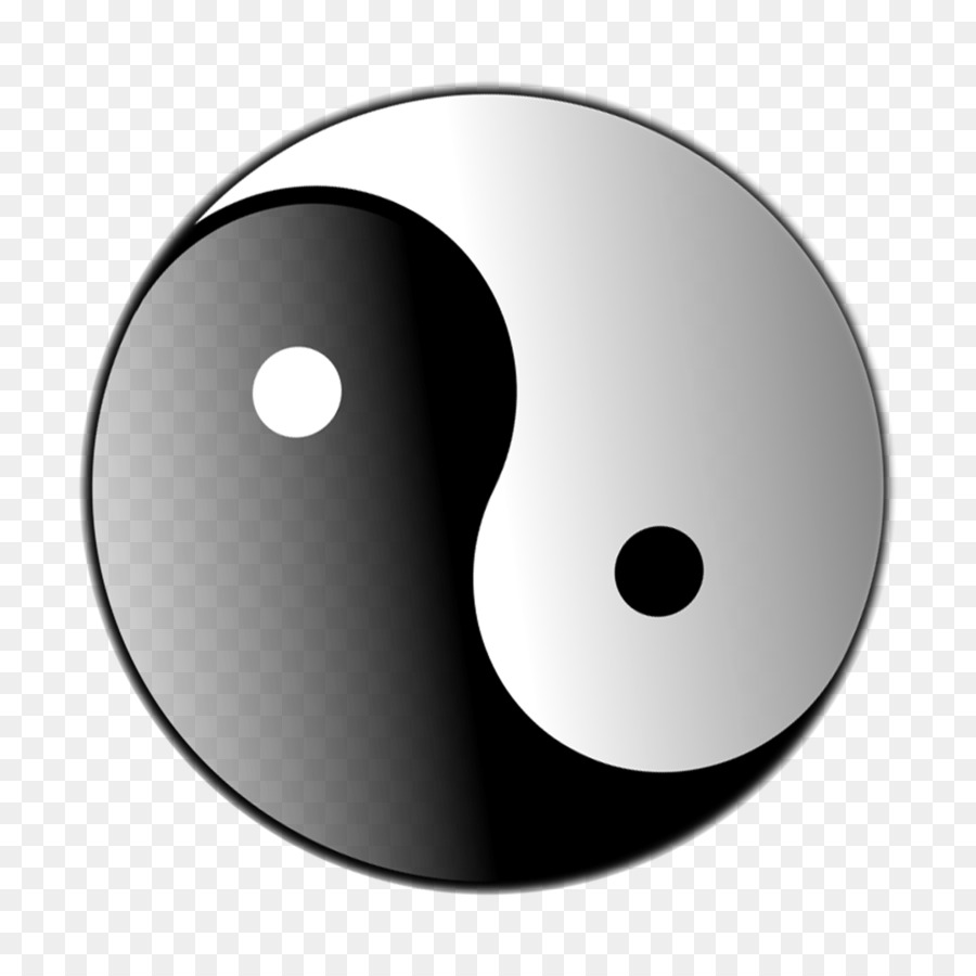 Yin and yang Symbol 3D computer graphics - yin yang png download - 2400
