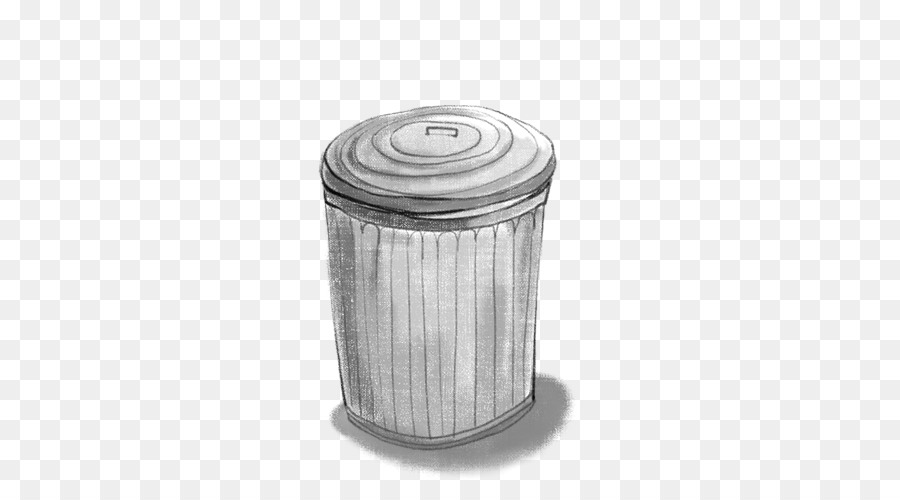 Paper recycling Waste container - trash can png download - 500*500 - Free Transparent Black And White png Download.