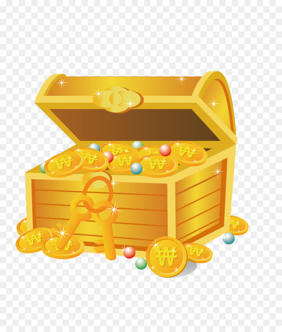 Buried treasure Icon - Gold sparkling jewelry box png download - 942*1097 - Free Transparent Treasure png Download.