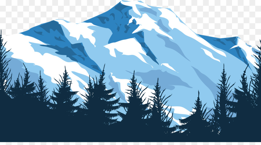 Mount Everest Mountain Euclidean vector Illustration - Forest snow mountain png download - 2550*1389 - Free Transparent Mount Everest png Download.