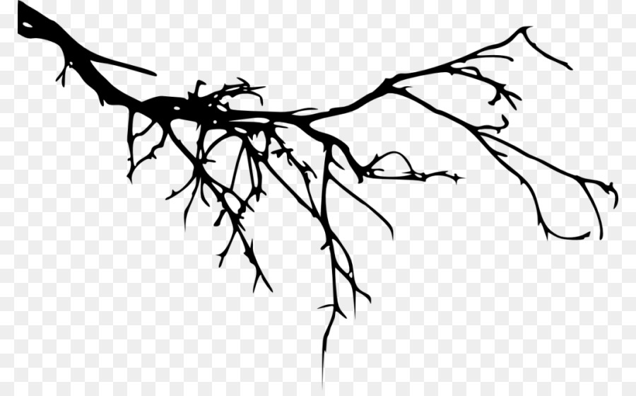 Twig Branch Silhouette - Silhouette png download - 850*553 - Free Transparent Twig png Download.
