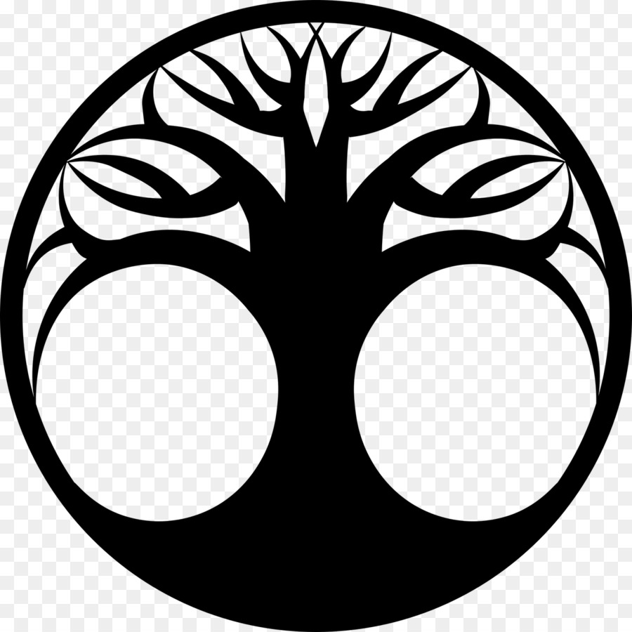 Tree of life Silhouette Clip art - lucky symbols png download - 1280*1280 - Free Transparent Tree Of Life png Download.