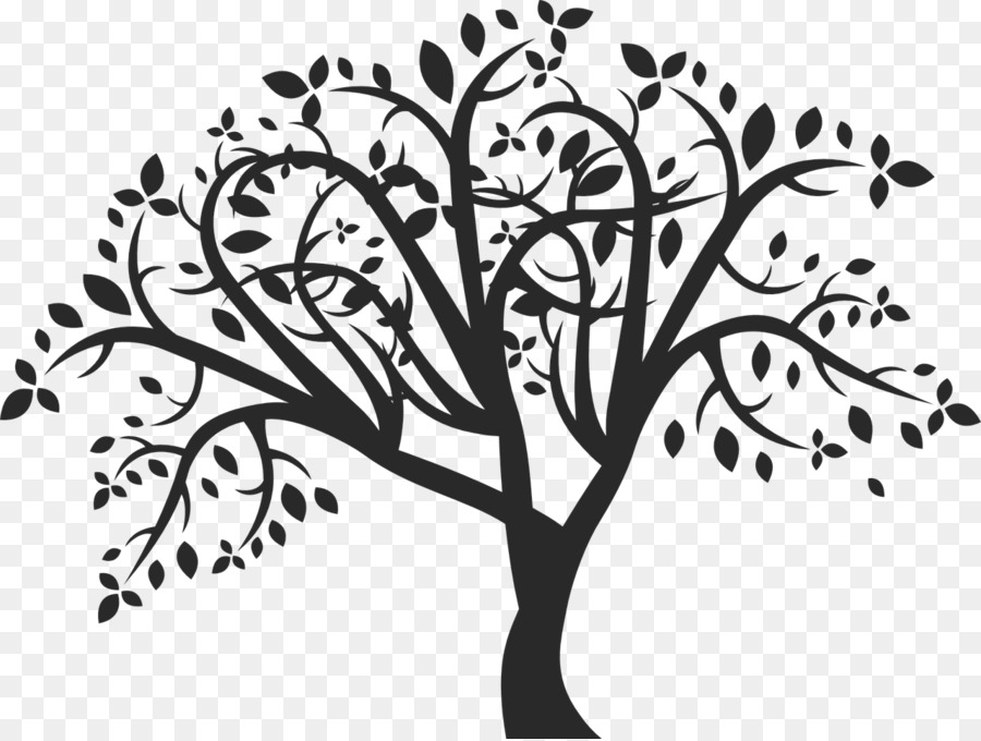 Tree Silhouette Clip art - family tree png download - 1280*964 - Free Transparent Tree png Download.