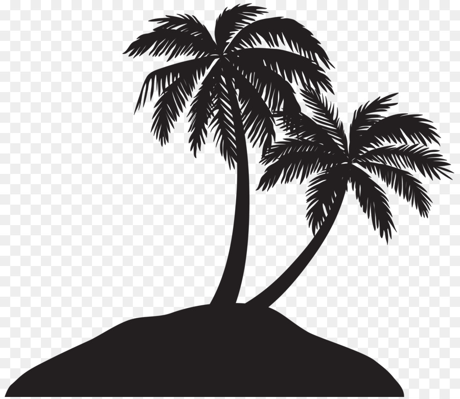 Silhouette Arecaceae Clip art - palm tree png download - 8000*6896 - Free Transparent Silhouette png Download.