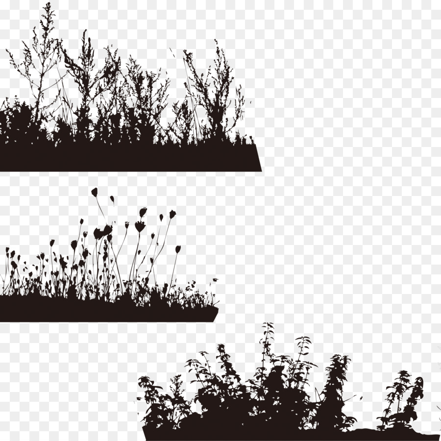 Silhouette Tree Wallpaper - Silhouette grass png download - 2500*2500 - Free Transparent Silhouette png Download.