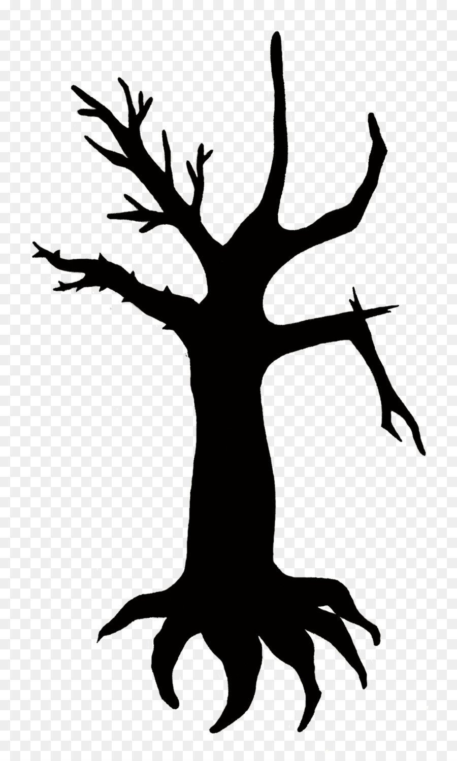 Silhouette Tree Root Clip art - Silhouette png download - 855*1483 - Free Transparent Silhouette png Download.