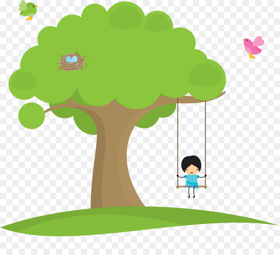 Free Tree Swing Silhouette, Download Free Tree Swing Silhouette png