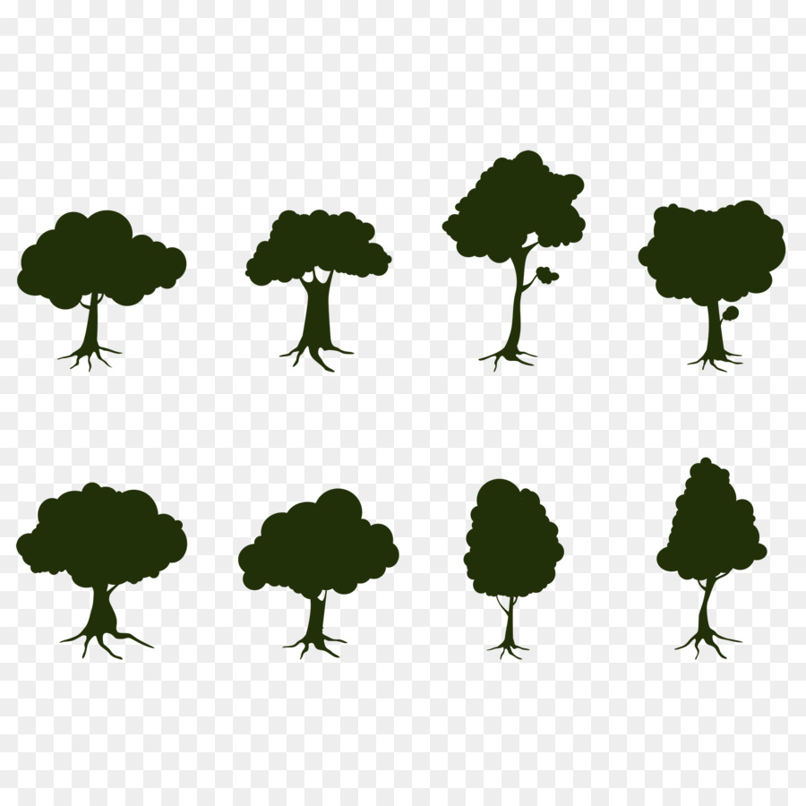 Silhouette Illustration Tree Vector graphics Image - big tree png download - 2500*2500 - Free Transparent Silhouette png Download.