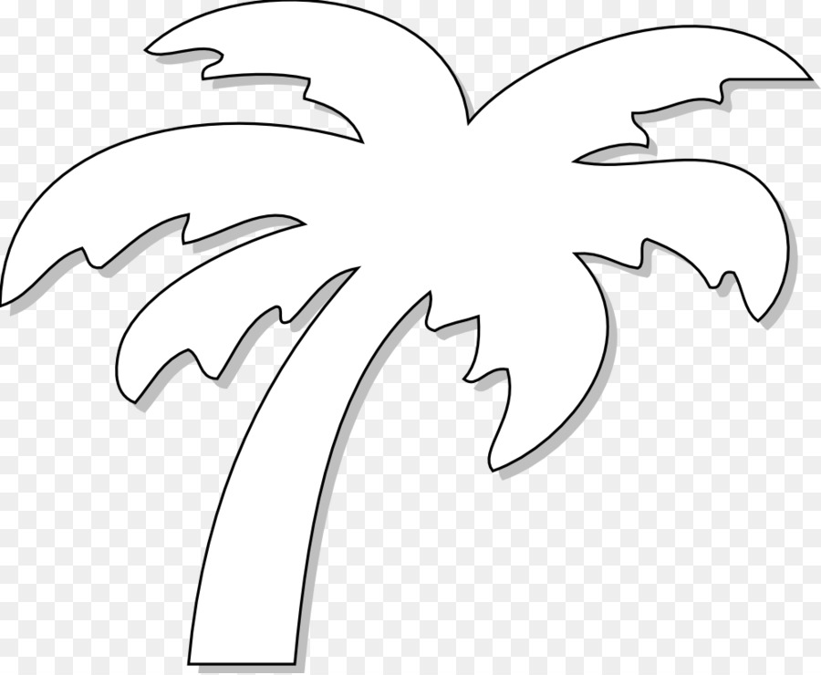 Black and white Arecaceae Mexico Beach Clip art - Black And White Tree Tattoos png download - 999*819 - Free Transparent Black And White png Download.