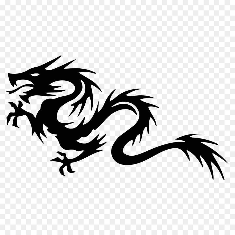 Chinese dragon Legendary creature Daenerys Targaryen Clip art - tribal png download - 2400*2400 - Free Transparent Dragon png Download.