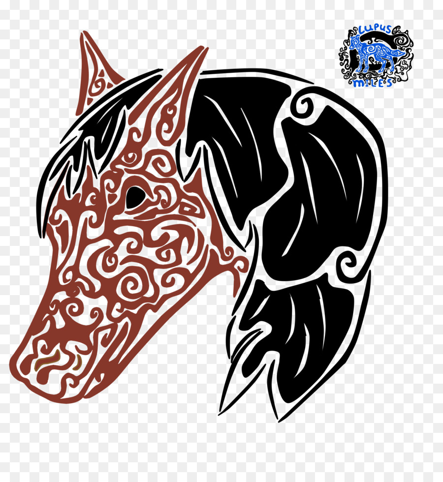 Horse Fish Visual arts Clip art - tribal Horse png download - 900*971 - Free Transparent Horse png Download.