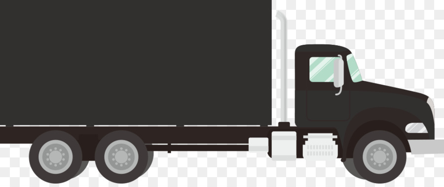 Car Truck Vehicle - Vector black truck truck png download - 1000*414 - Free Transparent Car png Download.