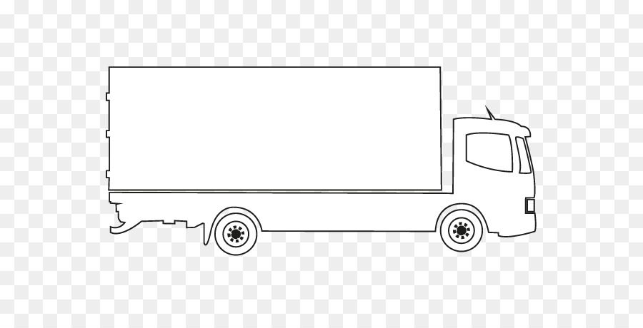 White Car Automotive design Truck - White truck vector outlines png download - 709*454 - Free Transparent White png Download.