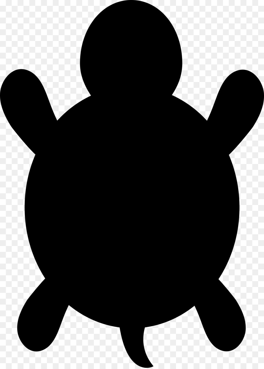 Clip art Black & White - M Tortoise Silhouette -  png download - 5178*7226 - Free Transparent Black  White  M png Download.