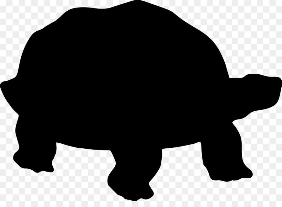 Turtle Reptile Silhouette Bear Clip art - turtle png download - 980*699 - Free Transparent Turtle png Download.