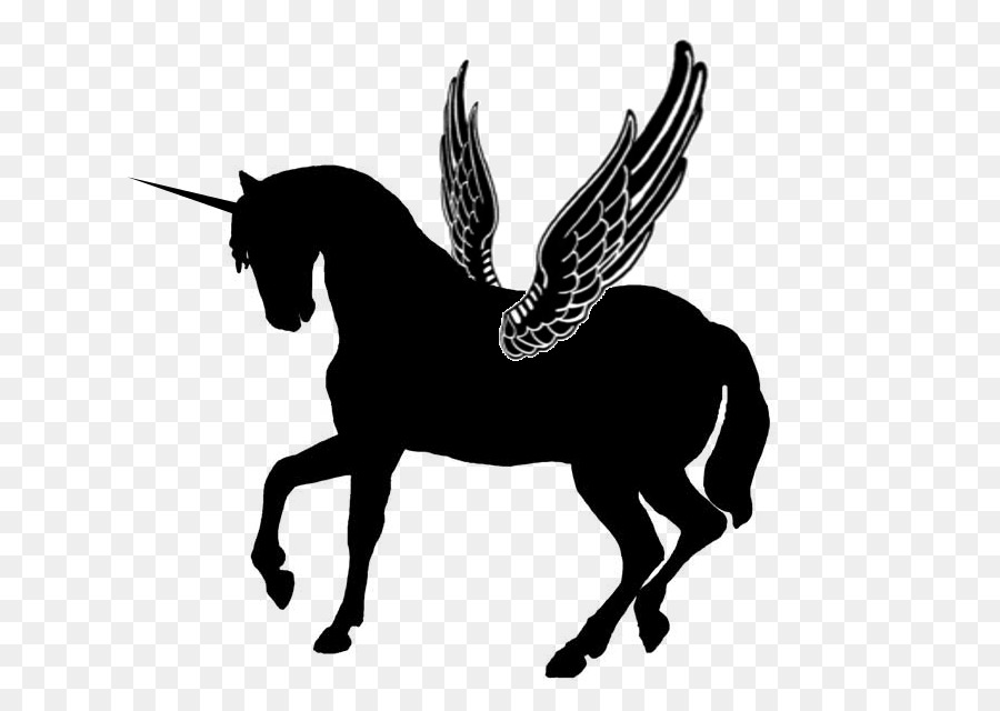 Horse Stallion Silhouette Clip art - Elegant Unicorn Cliparts png download - 698*636 - Free Transparent Horse png Download.