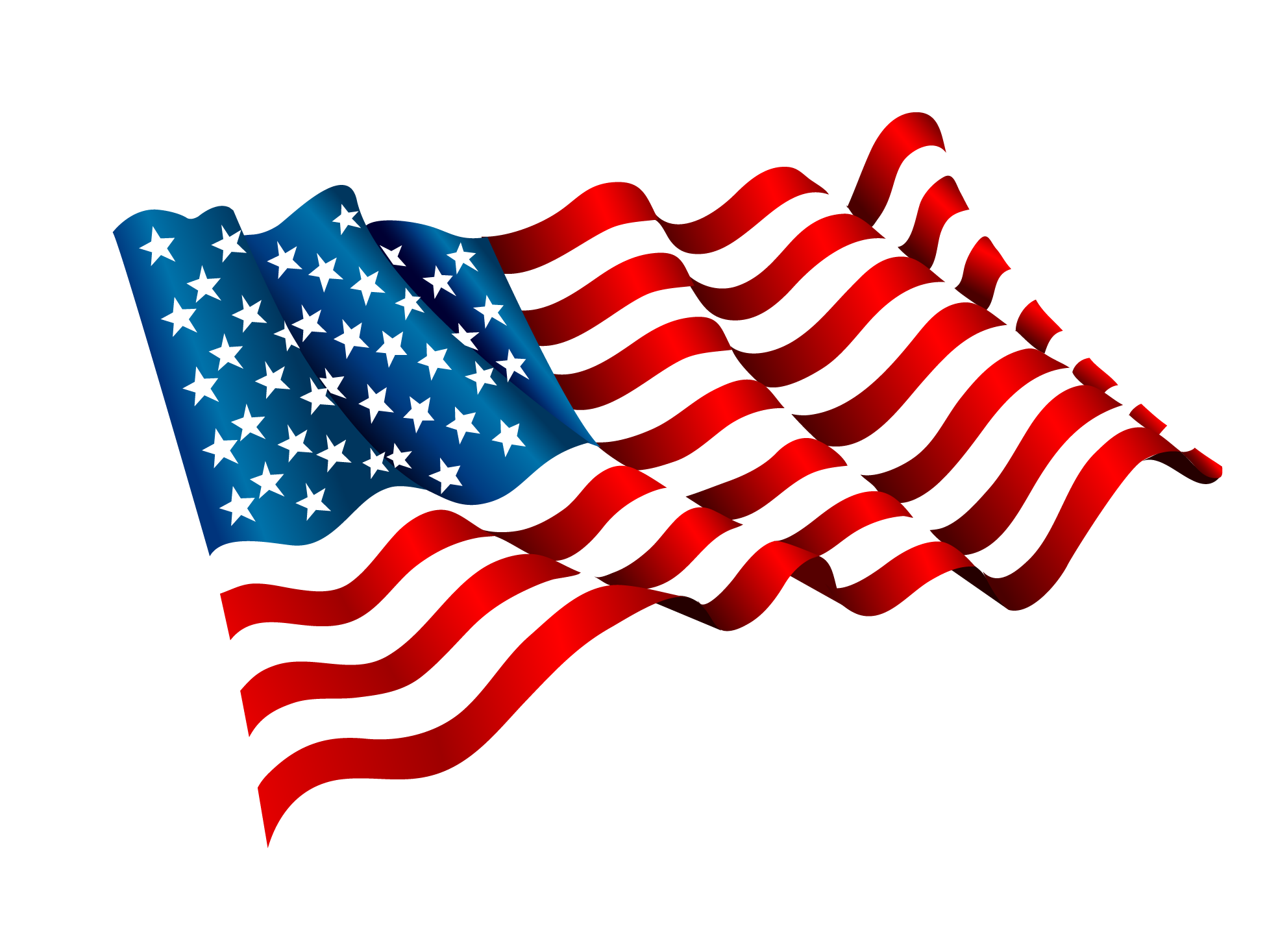 Flag Of The United States Clip Art Vector Hand Painted American Flag
