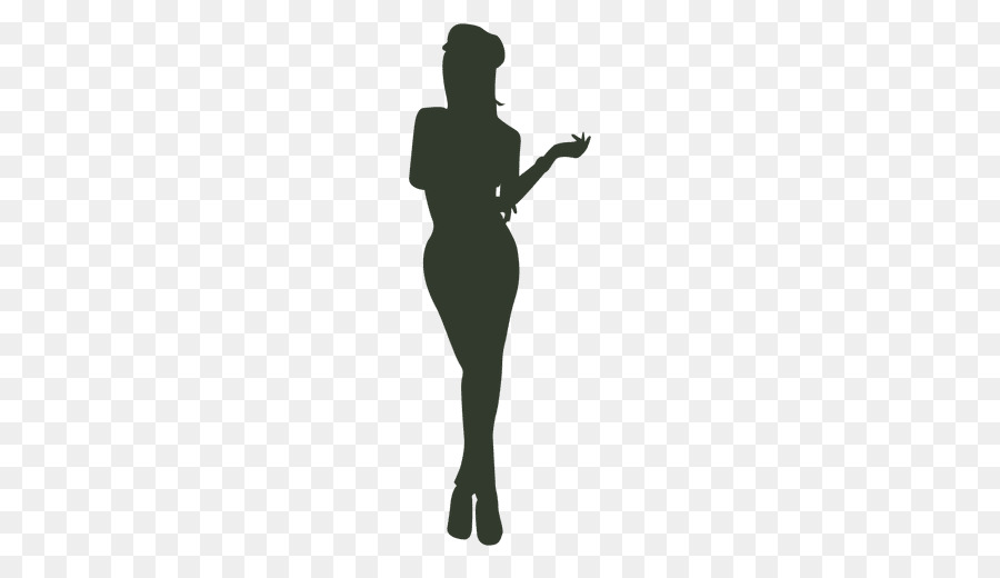 Silhouette Woman - standing vector png download - 512*512 - Free Transparent Silhouette png Download.