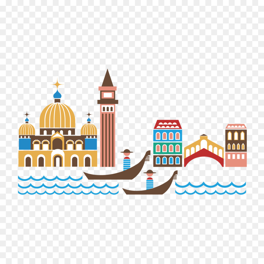 Venice Gondola Clip art - Vector construction and boat png download - 1181*1181 - Free Transparent Venice png Download.