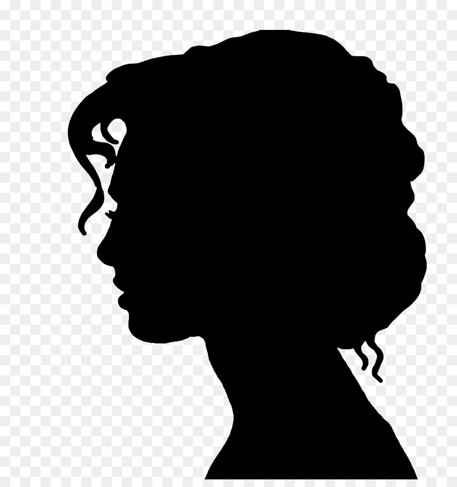 Victorian era Silhouette Female Woman Drawing - woman face png download - 864*945 - Free Transparent  png Download.