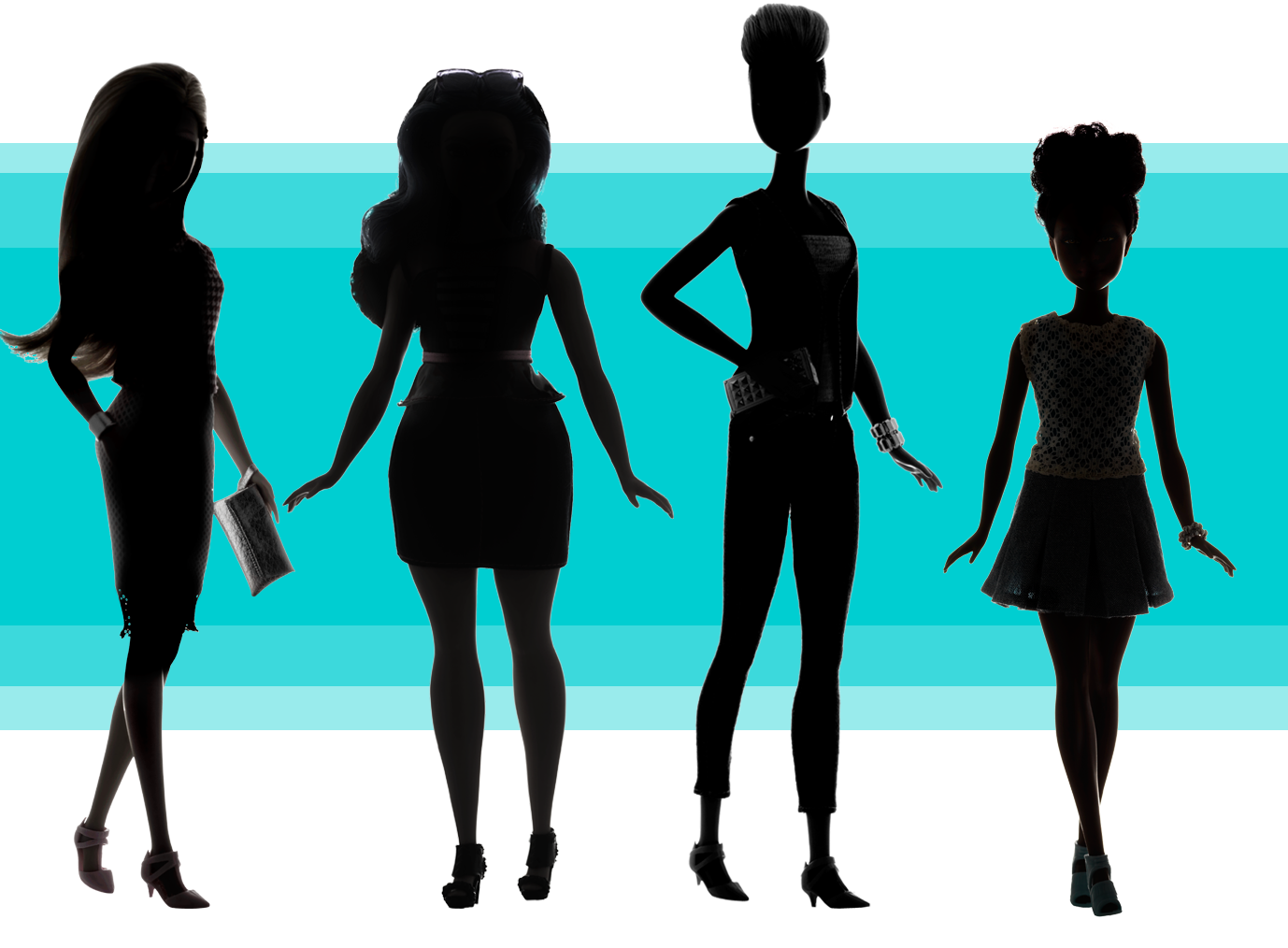 Barbie Doll Toy Petite size Mattel - fashion album cover png download