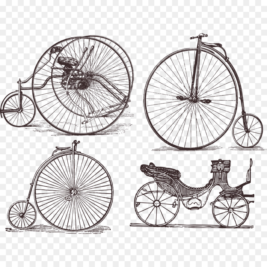 Bicycle Vintage clothing Car Antique - Medieval retro classic cars png download - 1600*1600 - Free Transparent Bicycle png Download.