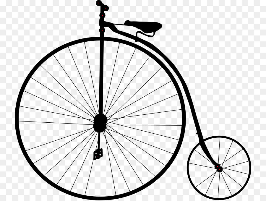 Penny-farthing Bicycle Clip art - bicycle silhouette png download - 800*678 - Free Transparent Pennyfarthing png Download.