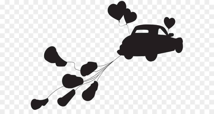 Marriage Silhouette Clip art - Wedding Car just Married Silhouette PNG Clip Art png download - 8000*5756 - Free Transparent Marriage png Download.