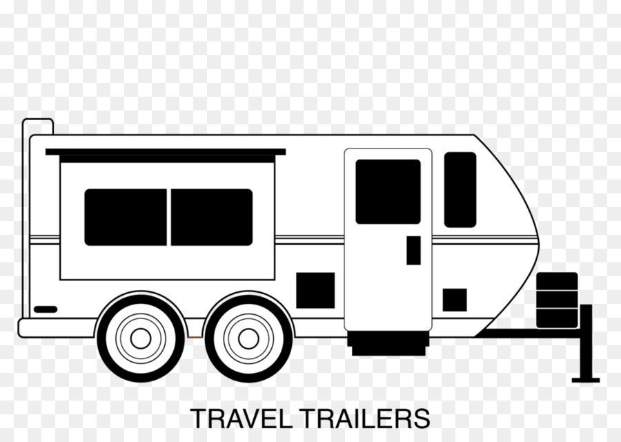 Caravan Campervans Trailer Clip art - camping trailer png download - 1000*710 - Free Transparent Car png Download.