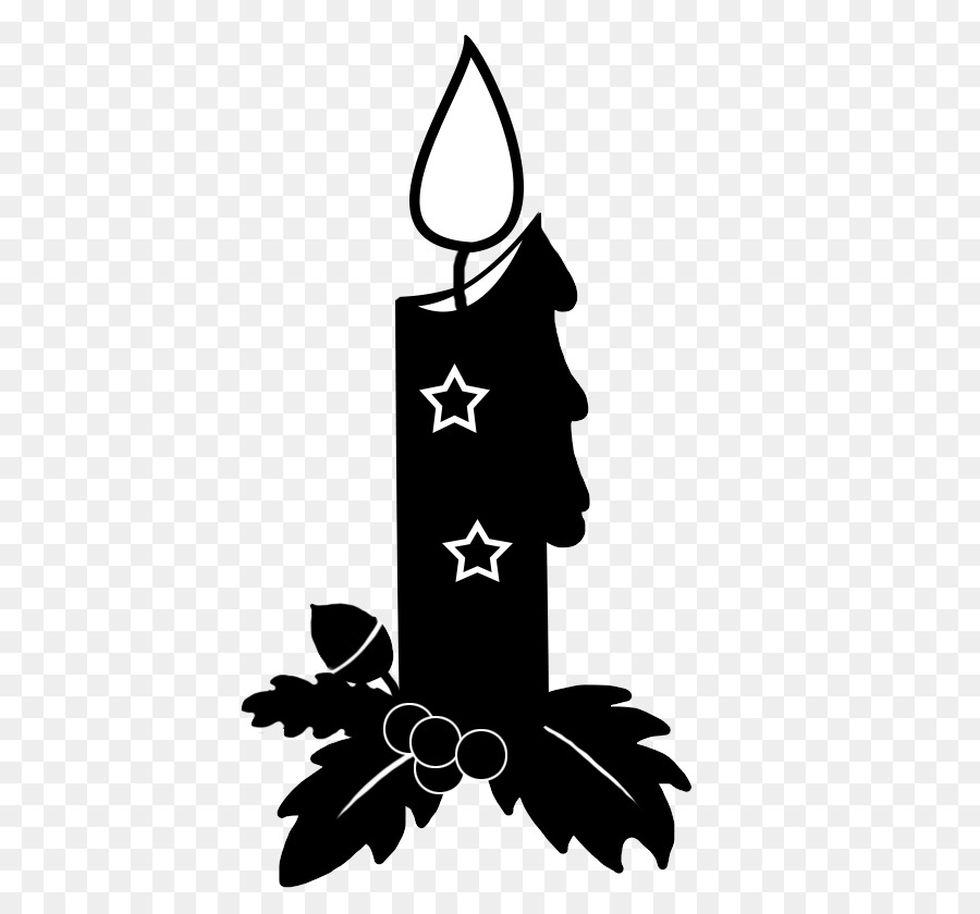 Clip art Silhouette Image Christmas Candle - silhouette png download - 504*827 - Free Transparent Silhouette png Download.