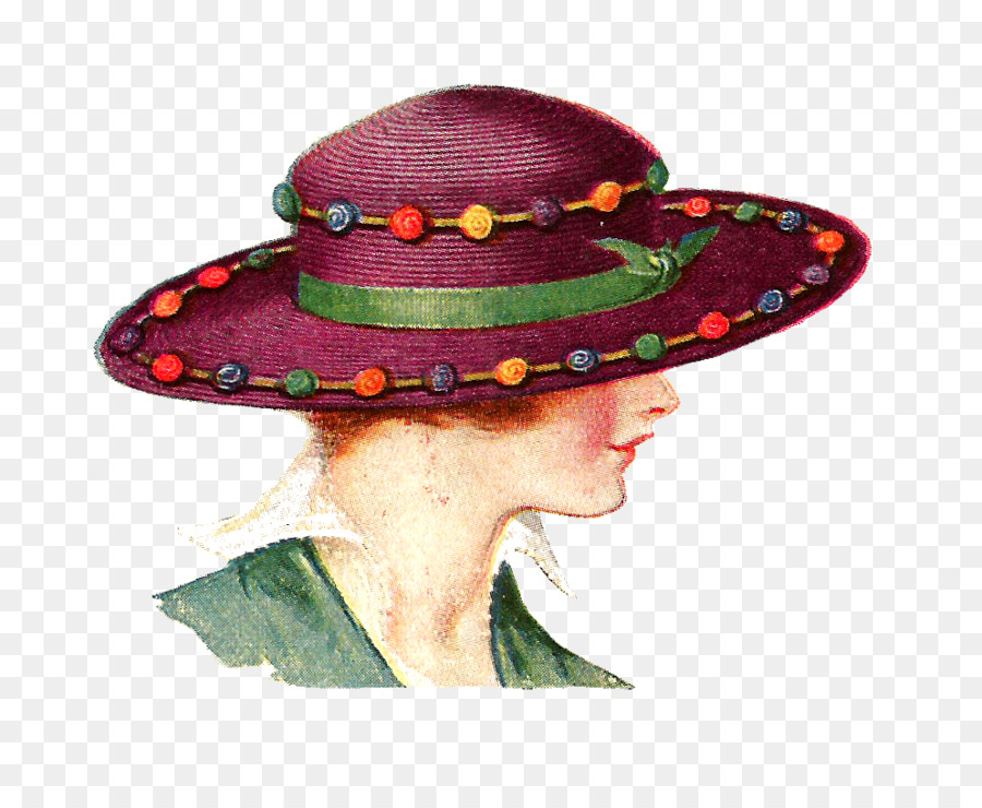 Woman with a Hat Vintage clothing Clip art - Pictures Of Ladies In Hats png download - 994*808 - Free Transparent Woman With A Hat png Download.