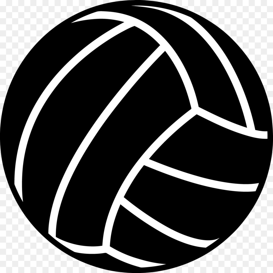 Beach volleyball Sport Black Clip art - netball png download - 1350*1350 - Free Transparent Volleyball png Download.