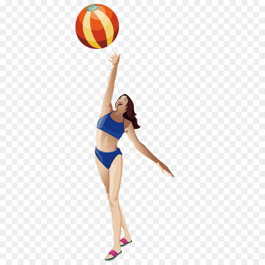 Adobe Illustrator Illustration - Beach Volleyball png download - 1500*1500 - Free Transparent  png Download.