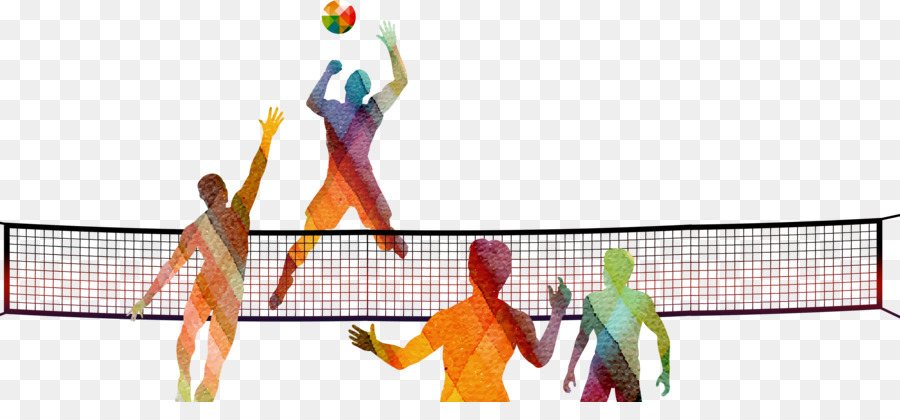 Beach volleyball Volleyball net Sport - Hand drawn volleyball silhouette png download - 4020*1795 - Free Transparent Volleyball png Download.