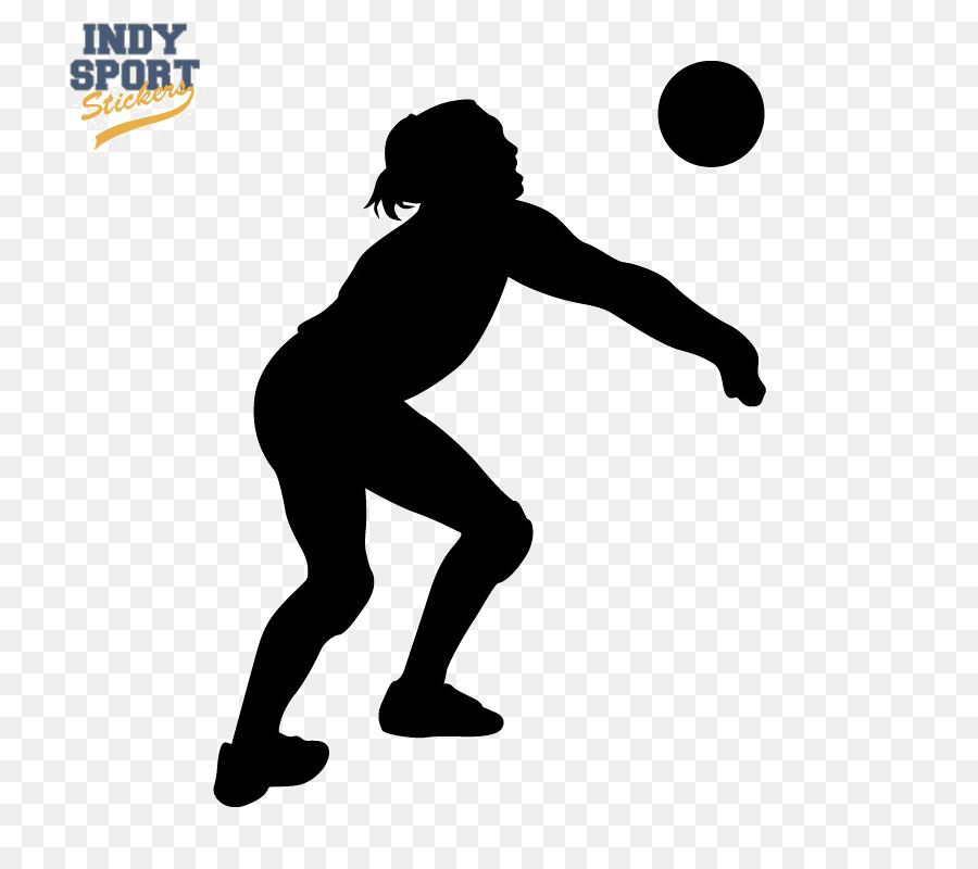 Sticker Clip art Volleyball player Decal - volleyball png download - 800*800 - Free Transparent Sticker png Download.