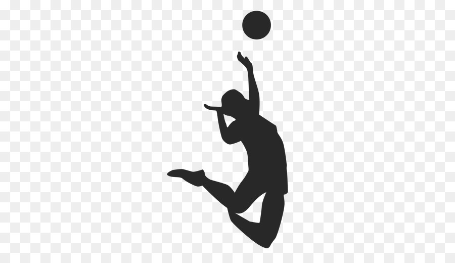 Volleyball player Sports Silhouette - volleyball png download - 512*512 - Free Transparent Volleyball png Download.