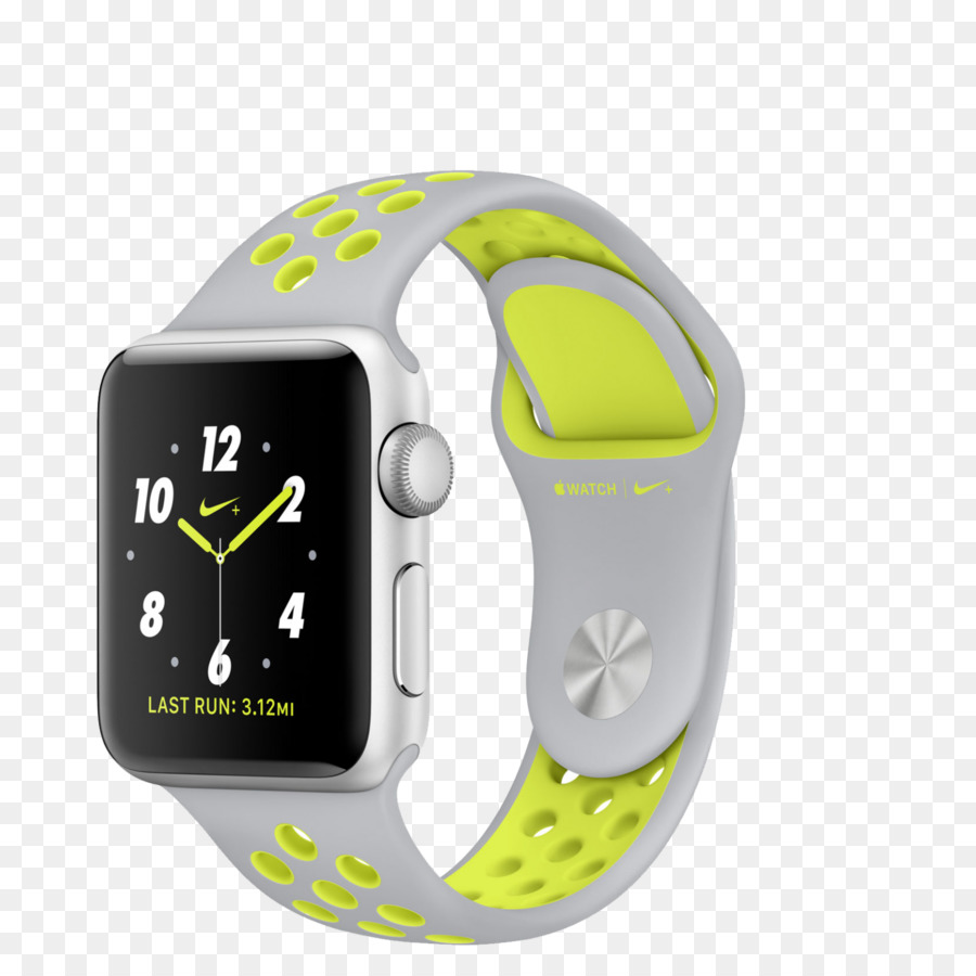 Apple Watch Series 2 Nike+ Apple Watch Series 3 Nike+ - 42mm - GPS - Space Gray Aluminum Case - Anthracite/Black Nike Sport Band - nike png download - 1600*1600 - Free Transparent Nike png Download.