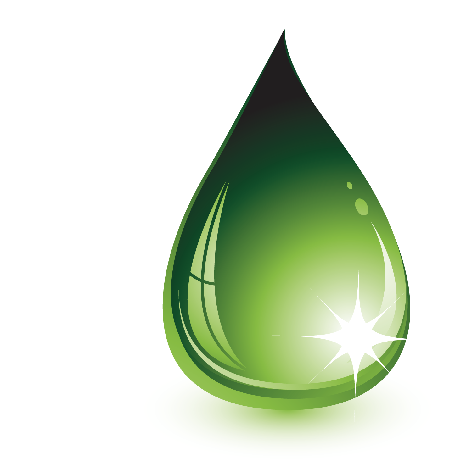 Drop Computer file - Green water droplets png download - 1500*1501