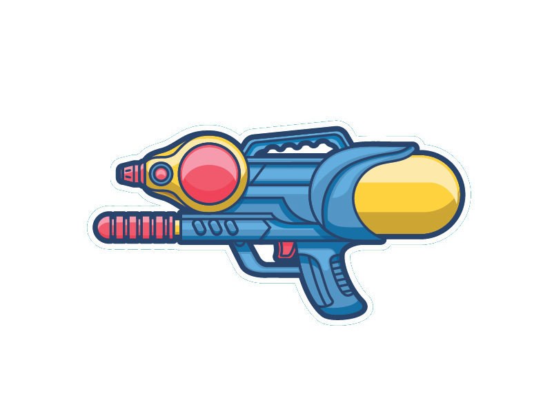 Water gun Designer Pistol Clip art water gun png download 800*600