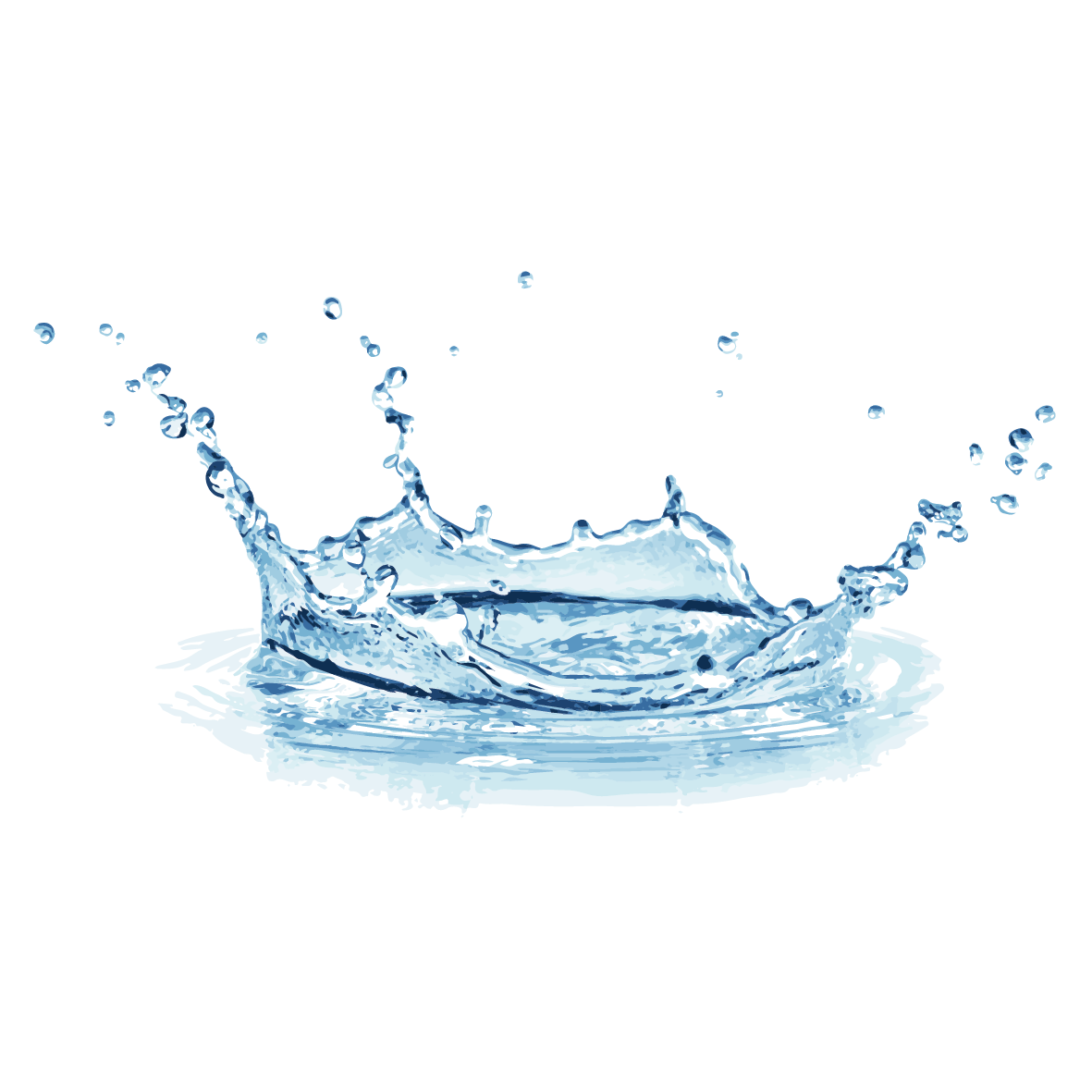 Water Splash Drop Euclidean vector - Splash water vortex png download