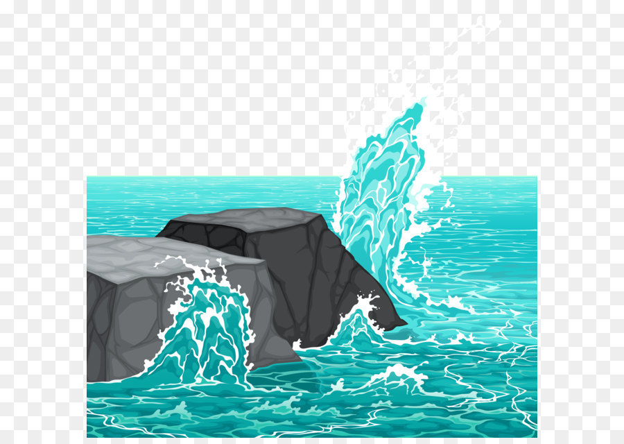 Sea Rock Wave Clip art - Sea Rocks and Waves PNG Clipart Picture png download - 5000*4856 - Free Transparent Wave Rock png Download.
